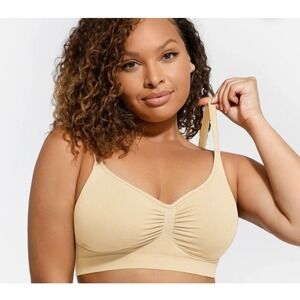 NWT Feelingirl Bra Size S Wireless Sculpted Comfort Full Coverage Soft Barlette
